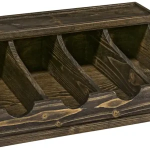 Zásobník na příbory Greenwood, 42x30,6x12,5 cm - piniové dřevo Akční Cena