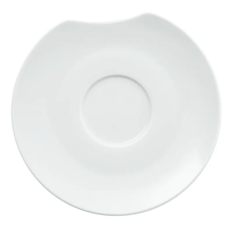 Nejlepší Cena Podšálek k šálku na espresso Contrast, 12 cm - bílá