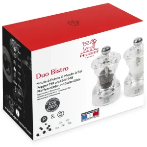 Top Prodej Akrylový duo mlýnek na sůl a pepř Bistro