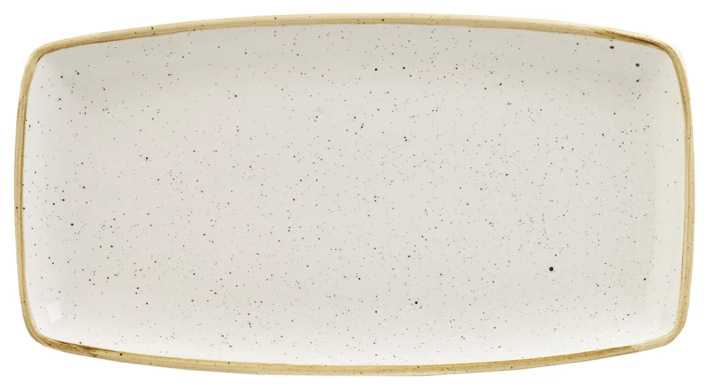 Cenově Výhodný Obdélníkový talíř Stonecast Barley White