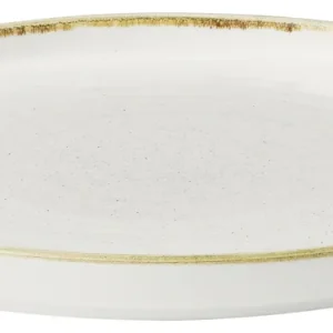 Oblíbený Kulatý talíř Stonecast Barley White se zvýšeným okrajem