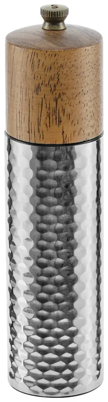 Sleva Mlýnek na pepř Omea, 19,4 cm - stříbrná/hnědá
