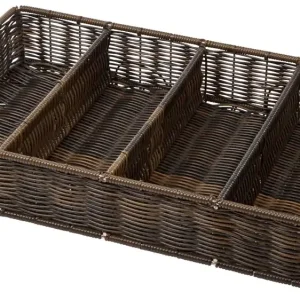 Hit Sezóny Zásobník na příbory Aventuro, 53x32,5x9 cm - hnědá/černá