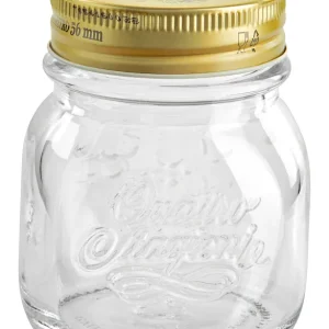 Mini sklenice s víčkem Siny, 200 ml - průhledná Horká Nabídka