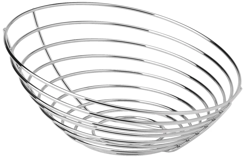 Must-Have Košík na stůl Cestino, 20x9,3 cm - stříbrná