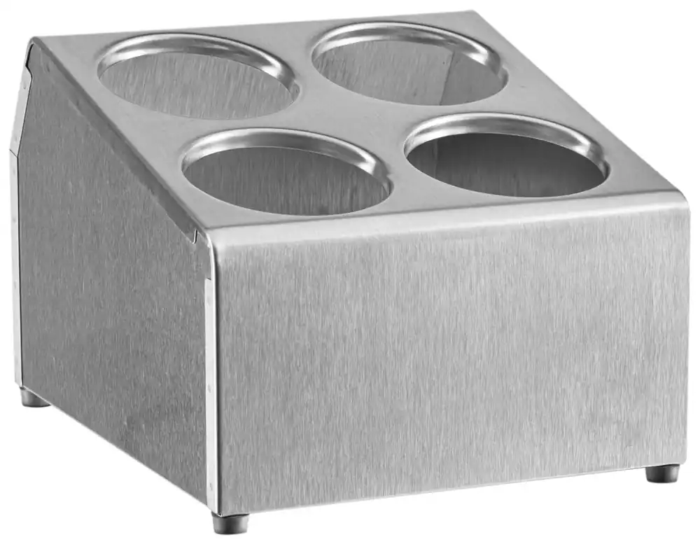 Zásobník na příbory Steel, 4 otvory, čtverec Aktuální