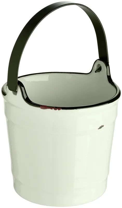 Cenová Bomba Kbelík Liron, 400 ml - krémová bílá/černá