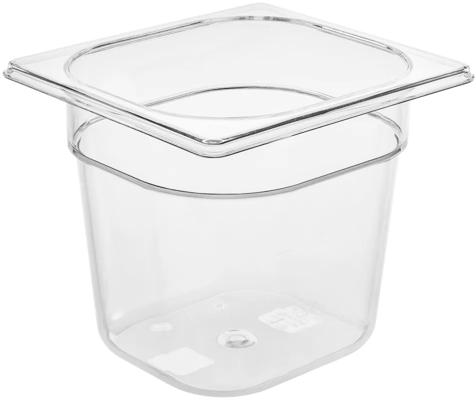 Gastro nádoba Trigno, 17,6x16,2x15 cm, 2,3 l (GN 1/6) - průhledná Časově Omezené