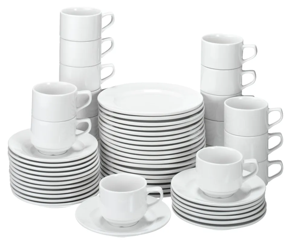Sada bílého porcelánu Rondon balení 54 kusů Zlevněný