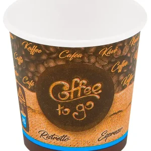 Vysoce Kvalitní Kelímek na espresso To Go, 110 ml - hnědá