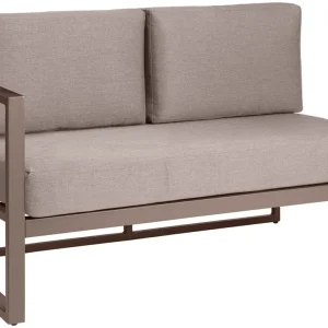 Akce Levý boční díl lounge nábytku Sereno - šedohnědá