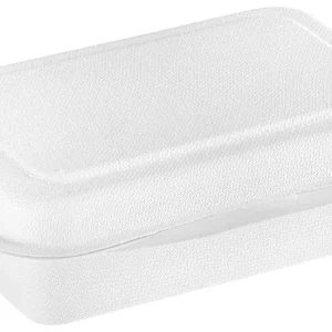 Jen Po Omezenou Doba Menu box z cukrové třtiny Nature, 17x12,5x4,9 cm / 450 ml - bílá