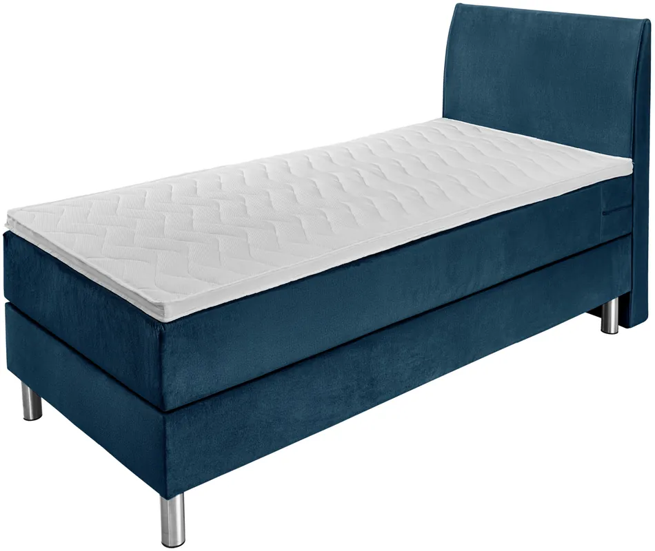 Koupit Online Postel s velurovou skříňovou pružinou Comfort, hladká zadní část