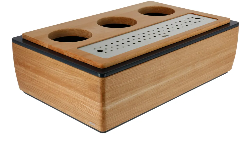 Box s podnosem na karafy Montana, GN 1/1 - dub Nízká Cena