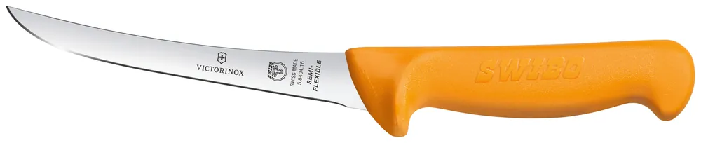 Originální Vykosťovací nůž Swibo, rovný, semi-flex, samoobslužné pouzdro