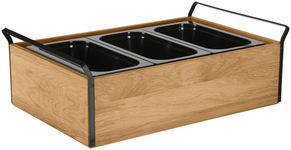 Chladicí vitrína Esino vysoká 10 cm melamin 3x 1/3 Finální Výprodej