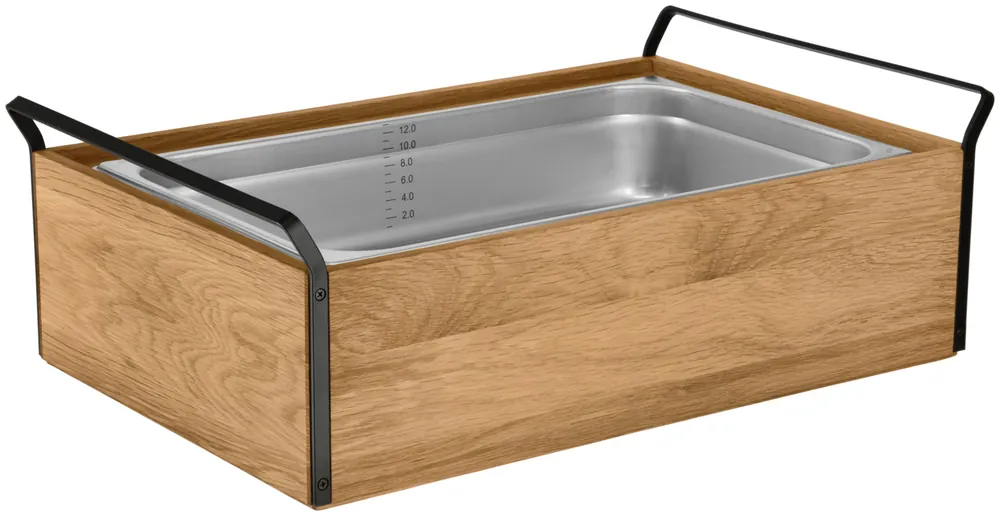 Dokud Zásoby Vydrží Chladicí vitrína Esino vysoká 10 cm z nerezové oceli 1/1