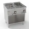 Expresní Doručení Elektrická dvoukomorová fritéza - objem 2 x 8 l 15 kW otevřená skříň TECNOINOX 716097 (mm)