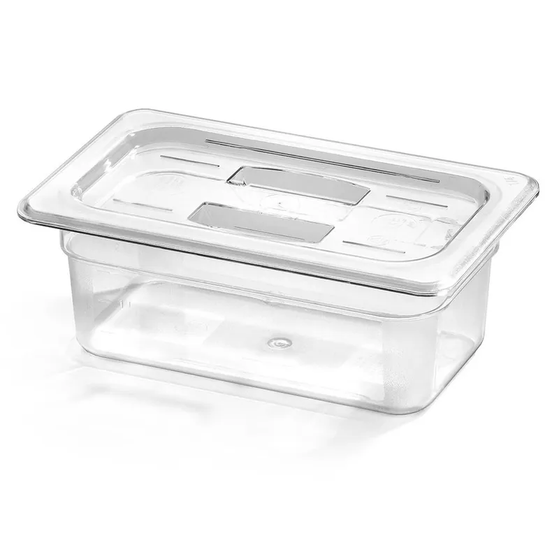 Speciální Cena GN 1/4 hrnec 10 cm hluboká polykarbonátová nádoba FORGAST FG06741 (mm)