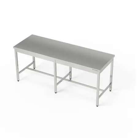 Zlevněný Nerezový centrální pracovní stůl 180x70x85 cm FORGAST (mm)
