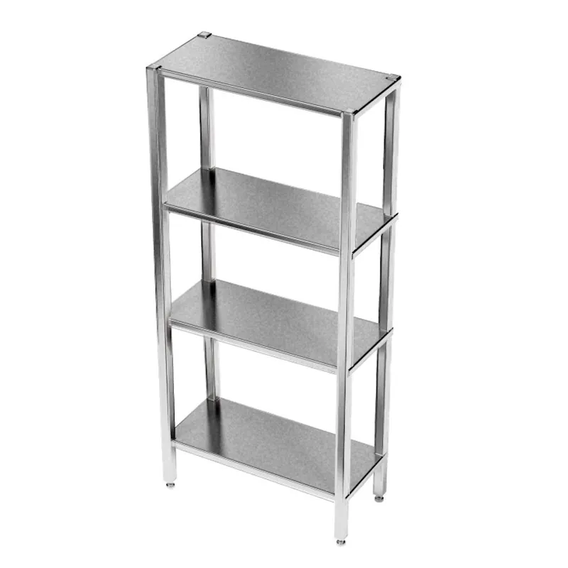 Nerezový čtyřpolicový regál 80x50x180 cm FORGAST (mm) Koupit Online