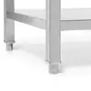 Přímo Od Výrobce Nerezový stůl s levým dřezem s 1 mísou a policí 120x60x85 FORGAST FG15337 (mm)