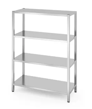 Nerezový šroubovaný regál se 4 policemi 120x50cm HENDI 812549 (mm) Nejprodávanější