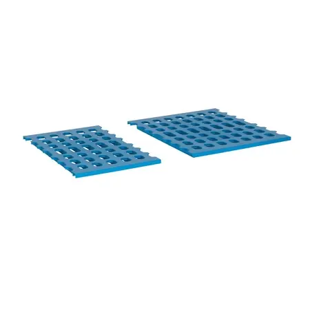 Rohový regál s 5 policemi, hloubka 50 cm 2PD-55+5P-95+5P-105+10UM ALUSHELF 50384 (mm) Značkový