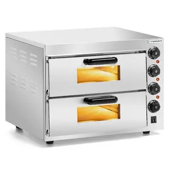 2-komorová pec na pizzu 2x40 cm FORGAST FG09553 (mm) Sezónní Sleva