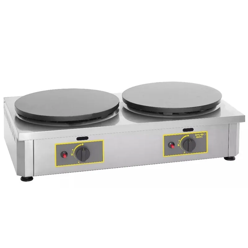 Must-Have Dvojitý plynový palačinkovač - 2x40cm ROLLER GRILL CDG 400 (mm)