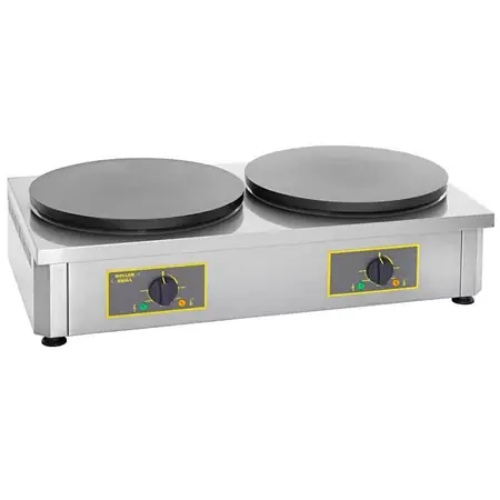 Značkový Elektrický stroj na dvojité palačinky - 2x40cm ROLLER GRILL CDE 400 (mm)
