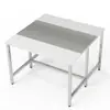 Omezená Nabídka Centrální pracovní stůl se 2 krájecími prvky 180x140x85 cm FORGAST (mm)