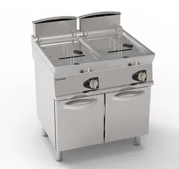 Dvoukomorová plynová fritéza 2 x 17 l 33 kW s uzavřeným dnem TECNOINOX 713127 (mm) Přímo Od Výrobce