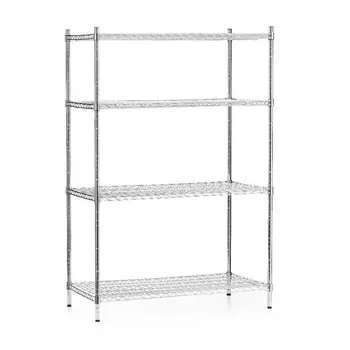 Chromovaný ocelový regál 106x61x180 cm skládací FORGAST FG15137 (mm) Autentický