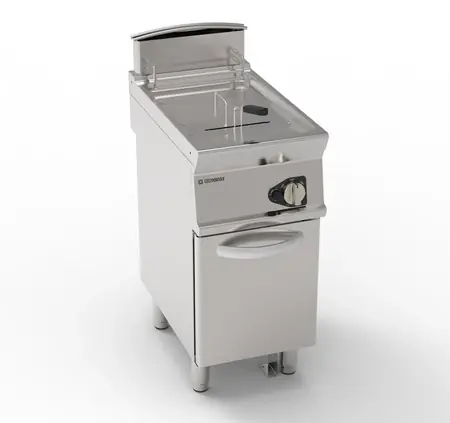 Jednokomorová plynová fritéza 17 l 16,5 kW se studenou zónou a dílčí zónou TECNOINOX 713128 (mm) Cenový Hit