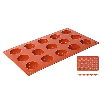 Silikonová forma na pečení, půlkulatá, průměr 4 cm CONTACTO 6630/415 (mm) Expresní Doručení