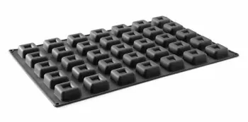 Novinka Silikonová forma SQUARE, 57x37,5x(H)2,5 cm HENDI 677261 (mm)
