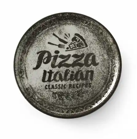 Talíř na pizzu Recipe Collection Brick Black - průměr 31 cm HENDI 768761 (mm) Víkendová Akce