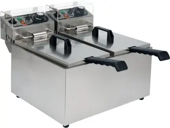 Cenová Bomba Elektrická fritéza 2-komorová 2x5 l YATO YG-04621 (mm)