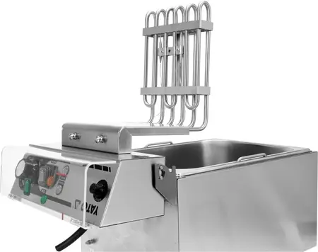 Finální Výprodej Elektrická fritéza 2-komorová se skříňkou a vypouštěcími kohouty 2x11,5 l YATO YG-04638 (mm)