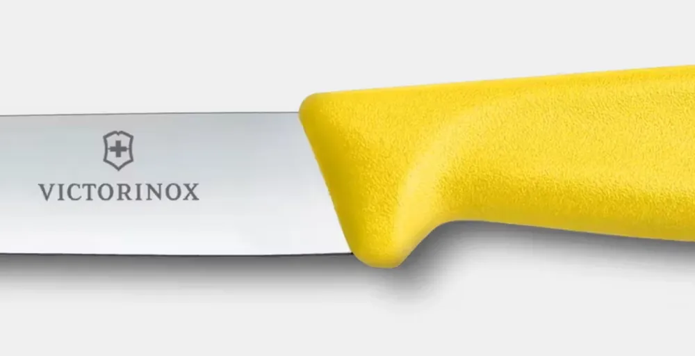 Top Prodej Nůž na zeleninu a ovoce Swiss Classic, hladká čepel, žlutý, délka čepele 10 cm VICTORINOX 6.7708.C1 (mm)