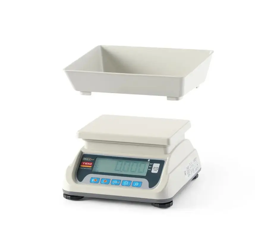 Prodejní váha LCD s RS232 a legalizací, ECO+ TEM TEKO+LCD15C-P1-B1 (mm) Nejprodávanější