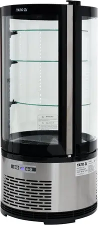 Speciální Cena Chladicí vitrína 100 l kulatá nastavitelná YATO YG-05094 (mm)
