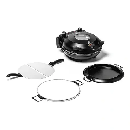 Pec na pizzu, elektrická, 1.2 kW, 1 komora, 30 cm FORGAST HOME FG09556 (mm) Zlevněný