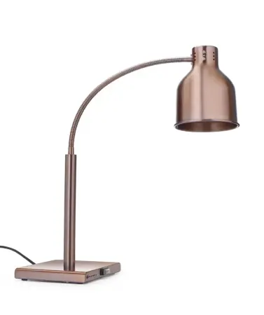 Cenová Bomba Lampa na ohřívání pokrmů, ohebná, měděná, 220-240V/250 W, 26.8x20.3x66 cm HENDI 273753 (mm)