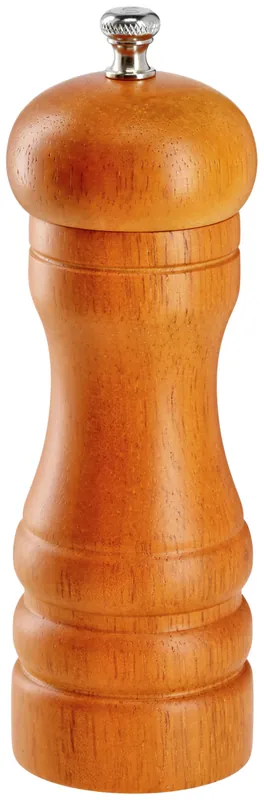 Dřevěný mlýnek na pepř Moda, 16,5 cm - tm. hnědá Must-Have
