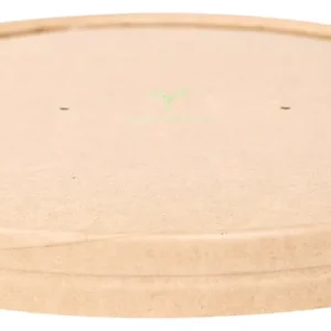 Jen Po Omezenou Doba Víčko k misce na salát Nature Kraft, 18 cm - hnědá