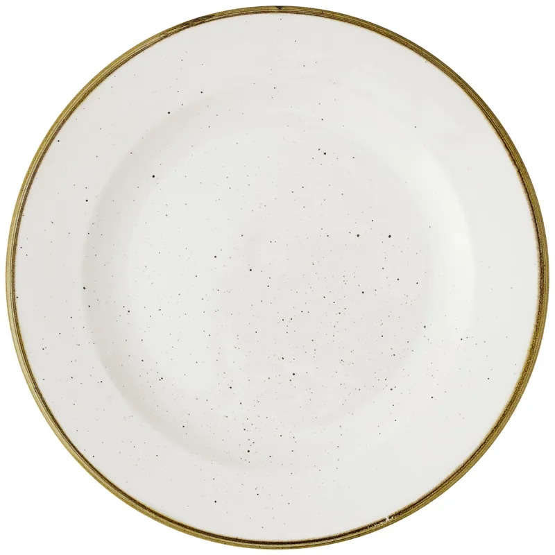 Originální Plochý talíř Stonecast Barley White s vlajkou