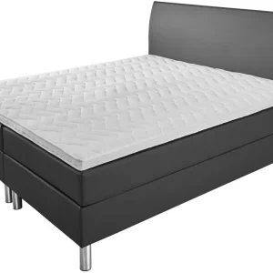 Postel Boxspring Comfort koženka, zadní čelo hladké Sleva