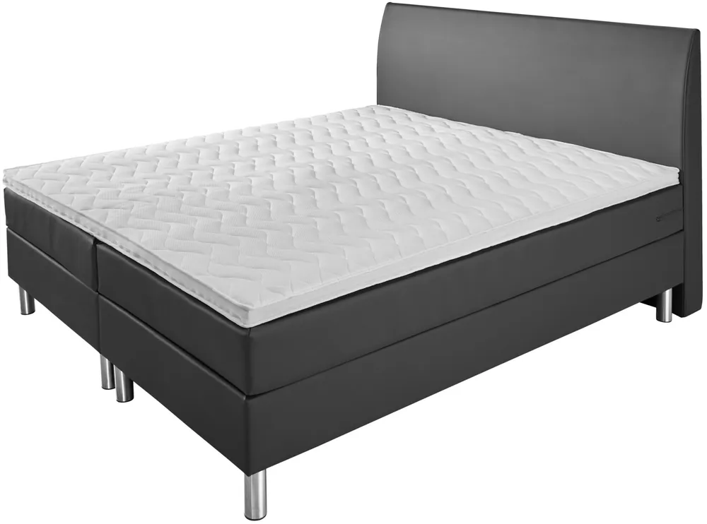 Postel Boxspring Comfort koženka, zadní čelo hladké Sleva